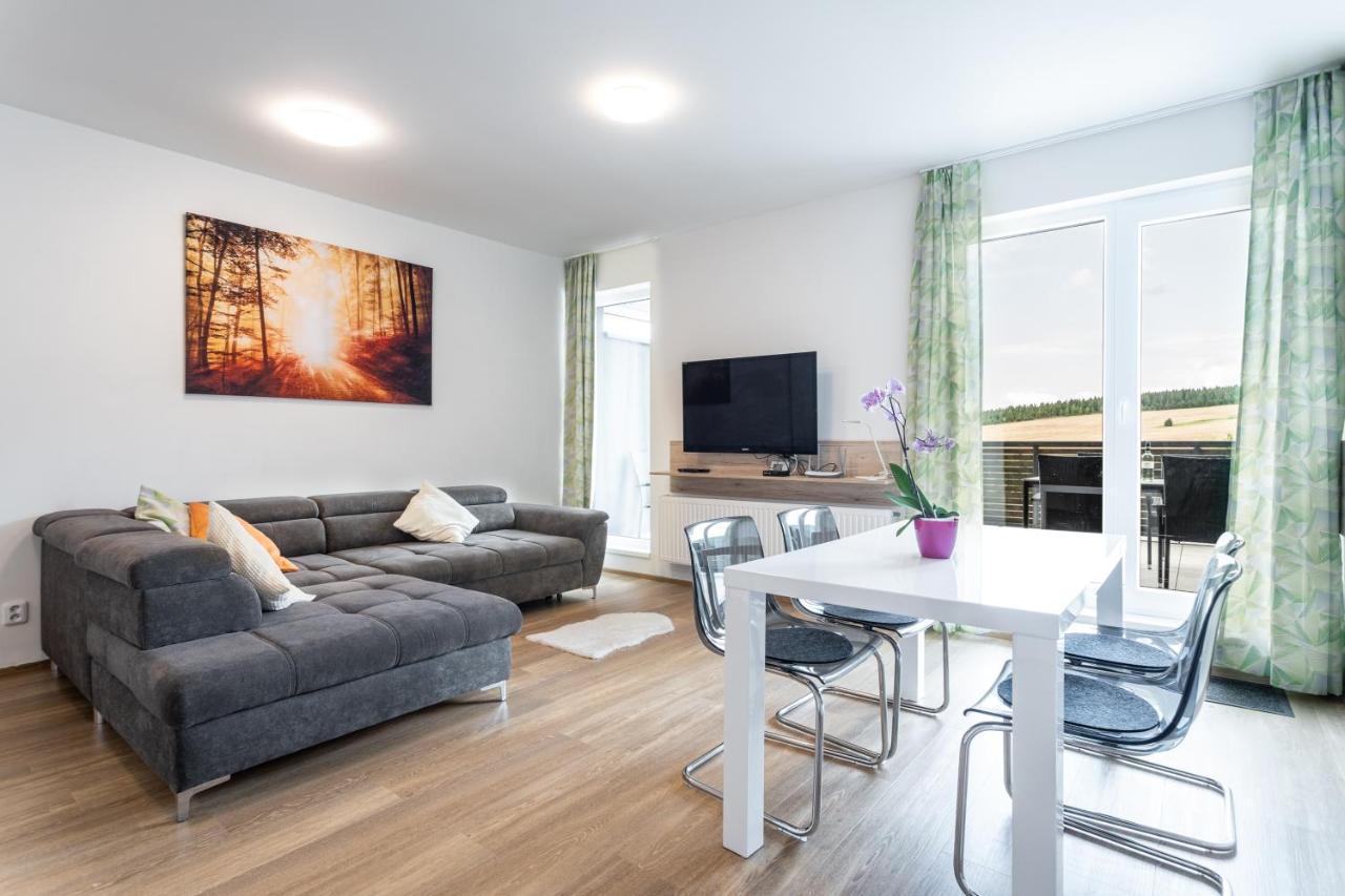 Mountain Apartments Klinovec Hexagon Лоучна-под-Кліновцем Екстер'єр фото